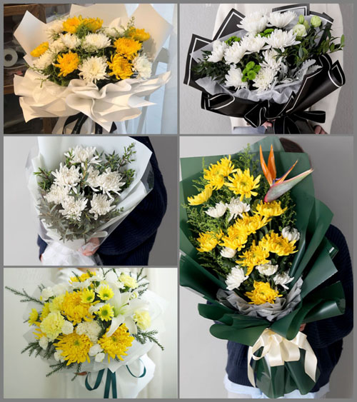 湖北襄阳市老河口市张集镇大王岗村白事花束代送
